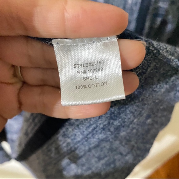 Skies Are Blue marled open front cardigan size L - Picture 6 of 7